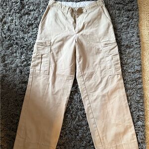 Dickies Tan Cargo Pants Relaxed Fit Utility Design